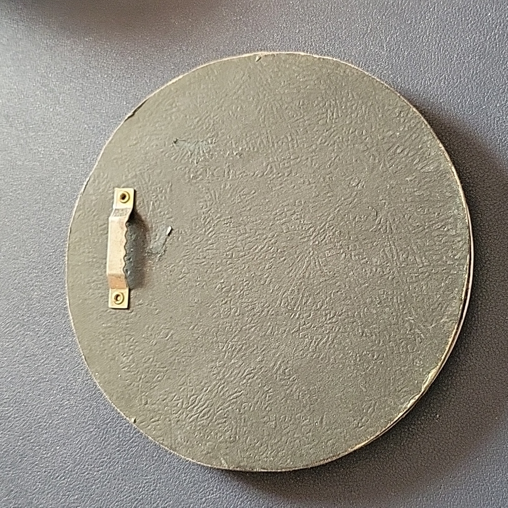 Mirror Wood Round Wall Hanging - Picture 2 of 3